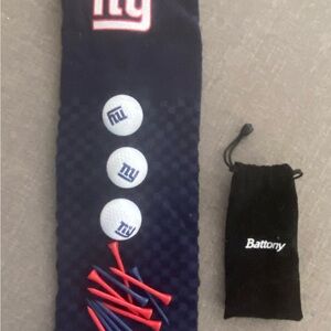 NY Giants golf accessory set